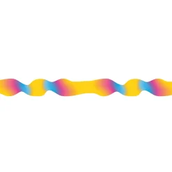 Frise décorative adhésive, Multicouleurs, Contemporain, Motif Découpé, 5 cm X 300 cm