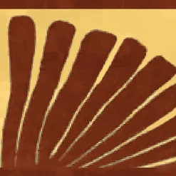 Frise décorative adhésive, motif africain rouge, sur fond jaune, tendance, exotique, 9 cm X 300 cm