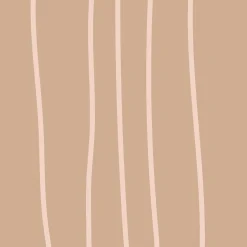 Frise décorative adhésive, petits traits, dessinés, beige, 5 cm X 300 cm