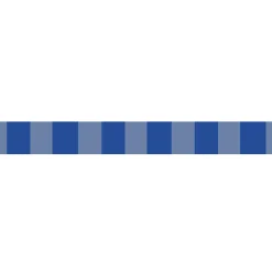 Frise décorative adhésive, rayures verticales larges, bleu, motif géométrique, 5 cm X 300 cm
