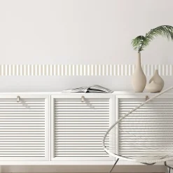 Frise décorative adhésive, Rayure Beige la frise est le détail de bon goût, 9 cm X 300 cm