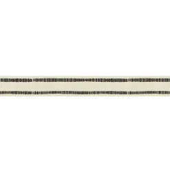 Frise décorative adhésive, traits dessinés noir, effet texturé, fond beige texturé, 5 cm X 300 cm