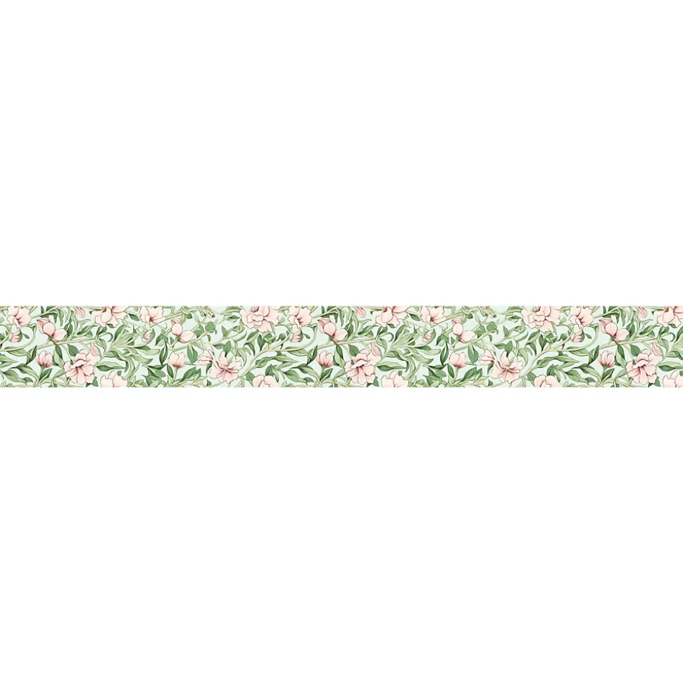 Frise décorative adhésive, un beau bouquet le long du mur c'est ça l'esprit frise w. morris, 5 cm X 300 cm