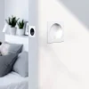 Galandage Carré à visser GoodHome Irvil mat blanc Ø55.5mm