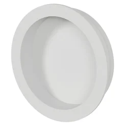 Galandage rond à visser GoodHome Minzh mat blanc Ø55mm