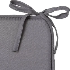 Galette de chaise - gris foncé - 39x39 cm - Atmosphera