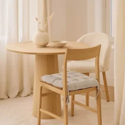 Galette de chaise beige 40x40cm