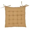 Galette de chaise cumin L.45 x l.45 cm Ornami