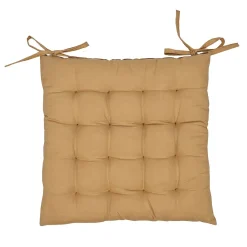 Galette de chaise cumin L.45 x l.45 cm Ornami