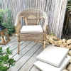 Galette de chaise déperlante gris L.40 x l.40 x ep.5cm Easy for life