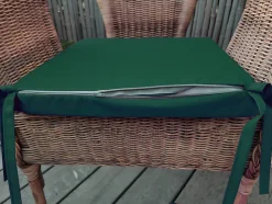 Galette de chaise Easy for life vert L.39 x l.39 x Ep.5cm
