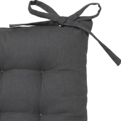Galette de chaise en coton - 38 x 38 cm