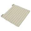 Galette de chaise en coton Matzo beige lin L.40 x l.40cm GoodHome