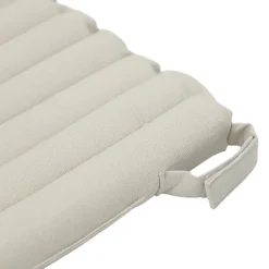 Galette de chaise en coton Matzo beige lin L.40 x l.40cm GoodHome