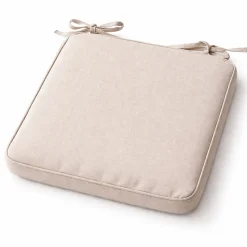 Galette de chaise extérieur haute résistance FERRET (40x40 cm - Naturel)