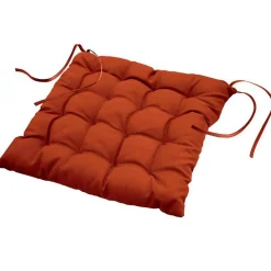 Galette de Chaise Matelassée "Essentiel" 40x40cm Terracotta