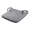 Galette de Chaise "Memphis" 40x40cm Gris Perle