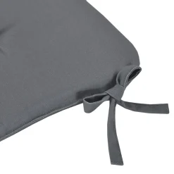 Galette de chaise Opp gris foncé L.38 x l.38cm