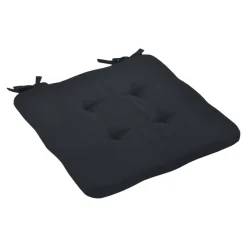 Galette de chaise Opp noir L.38 x l.38cm