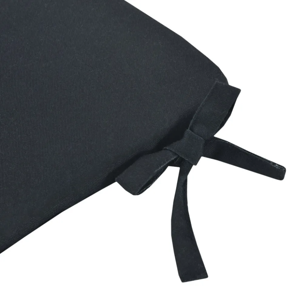 Galette de chaise Opp noir L.38 x l.38cm