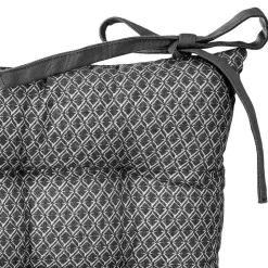 Galette de chaise Otto - coton - gris - 38x38 cm - Atmosphera