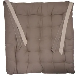 Galette de Chaise épaisse et matelassée VALAYANS (40x40 cm - Taupe)