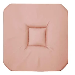 Galette de Chaise "Panama" 36x36cm Rose Poudré