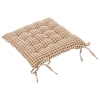 Galette de chaise "The floral" 38x38cm marron tonka - Atmosphera