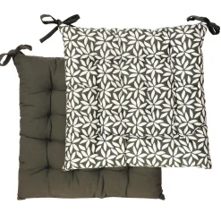 Galettes de Chaise Bicolores - set de 4 - 40x40cm - Confort et Élégance DYLREV