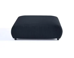 Garance - grand pouf modulable - en velours côtelé - Lisa Design