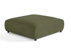 Garance - grand pouf modulable - en velours côtelé - Lisa Design