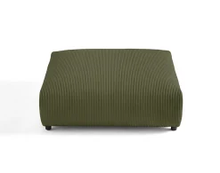 Garance - grand pouf modulable - en velours côtelé - Lisa Design