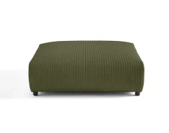 Garance - grand pouf modulable - en velours côtelé - Lisa Design