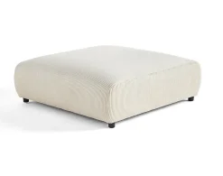 Garance - grand pouf modulable - en velours côtelé - Lisa Design