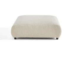 Garance - grand pouf modulable - en velours côtelé - Lisa Design