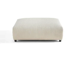 Garance - grand pouf modulable - en velours côtelé - Lisa Design