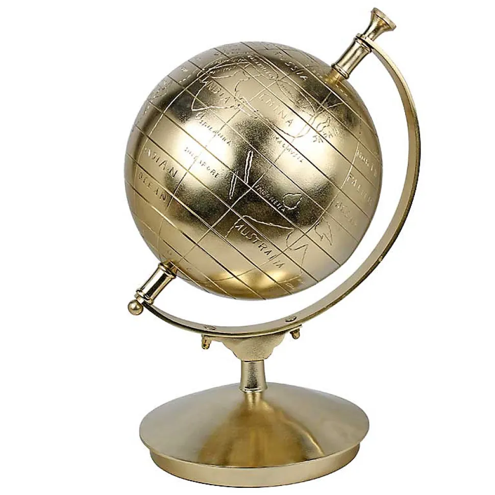 Globe décoratif doré 28x26x56cm