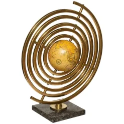 Globe Sandy - métal - doré - H37 cm - Atmosphera