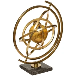 Globe Sandy - métal - doré - H37 cm - Atmosphera