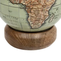 Globe terrestre Be vintage H.13,5cm manguier - Atmosphera
