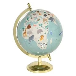 Globe terrestre enfant jungle hauteur 30cm