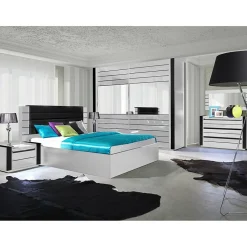 Grand miroir blanc 120x60 cm Collection LINA