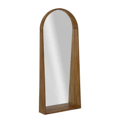 Grand miroir en bois de manguier Marley