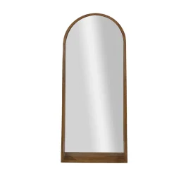 Grand miroir en bois de manguier Marley
