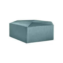Grand pouf en velours côtelé Guilia 75 cm