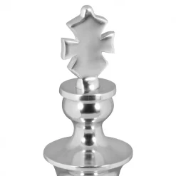 Grande pièce d'échecs décoration en aluminium poli design Sculpture decorativ XXL FineBuy