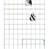 Grille mémo en métal blanc l.60 x H.40 cm Ariane