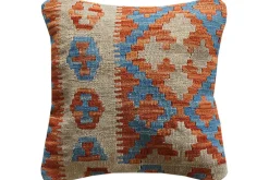 Handmade Kelim Cushion 50x50cm - 100% virgin wool