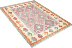 Handmade Kelim Gashgai 192 x 153 cm - 100% Virgin Wool