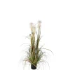 Herbe panache foxtail vert artificiel en pot plastique ø45 x h.120 cm